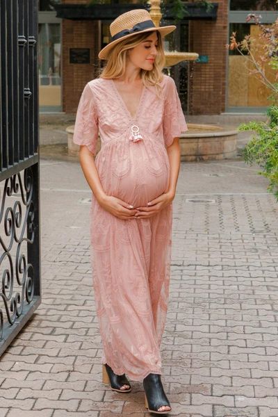 maternity dresses women dress lace pography props gown shoot baby shower pregnancy short sleeve v neck flower casual, White
maternity dresses women dress lace pography props gown shoot baby shower pregnancy short sleeve v neck flower casual, White