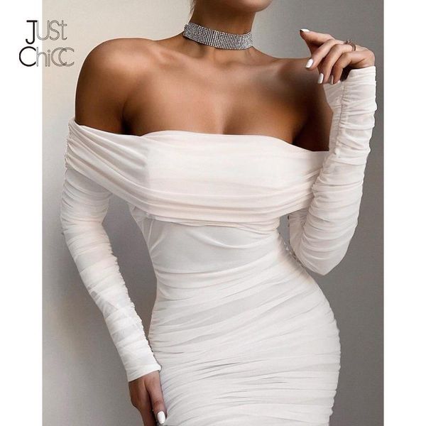 casual dresses justchicc double layer mesh dress autumn women pleated long sleeve bandage midi off shoulder elegant party, Black;gray
casual dresses justchicc double layer mesh dress autumn women pleated long sleeve bandage midi off shoulder elegant party, Black;gray