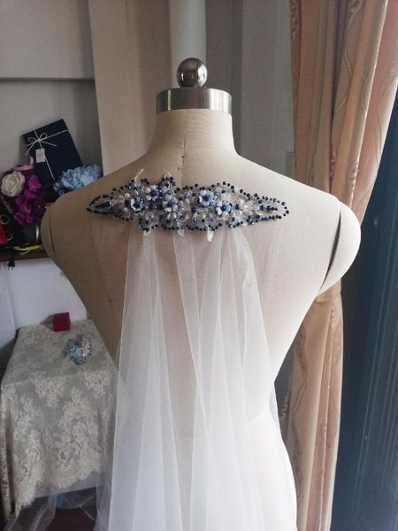 bridal veils arrive 2m cut edge comb navy blue/red/blac long white one layer lace beaded pearls wedding, Black
bridal veils arrive 2m cut edge comb navy blue/red/blac long white one layer lace beaded pearls wedding, Black