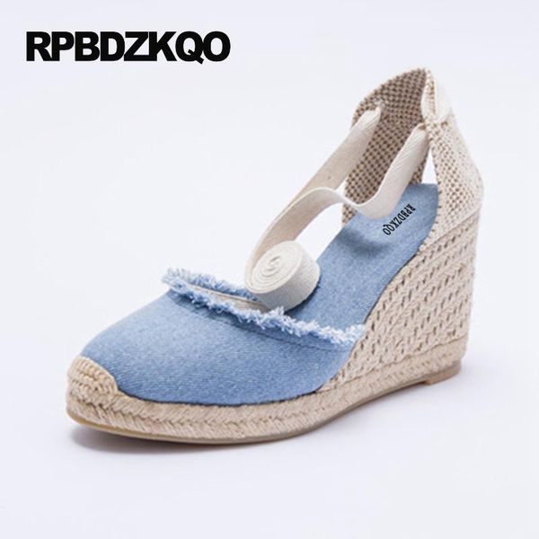 lace up designer european high heels ankle strap beige strappy denim 3 inch round toe sandals blue slingback pumps canvas wedge, Black
lace up designer european high heels ankle strap beige strappy denim 3 inch round toe sandals blue slingback pumps canvas wedge, Black