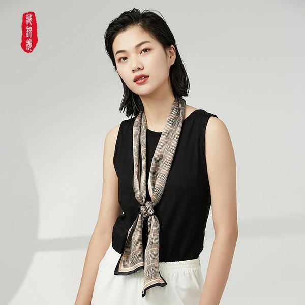 scarves brocade house lady elegant retro simple long women hangzhou silk pure mulberry ribbon 2021, Blue;gray
scarves brocade house lady elegant retro simple long women hangzhou silk pure mulberry ribbon 2021, Blue;gray
