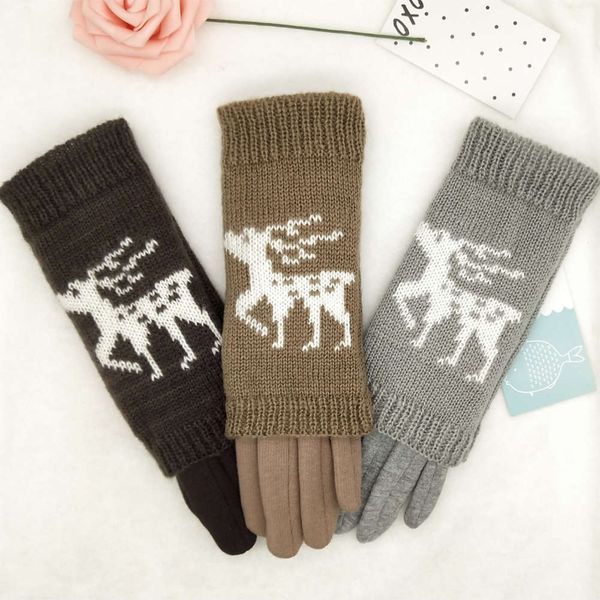 gloves women' touch screen autumn and winter non down warm mohair half finger wool girls' riding, Blue;gray
gloves women' touch screen autumn and winter non down warm mohair half finger wool girls' riding, Blue;gray