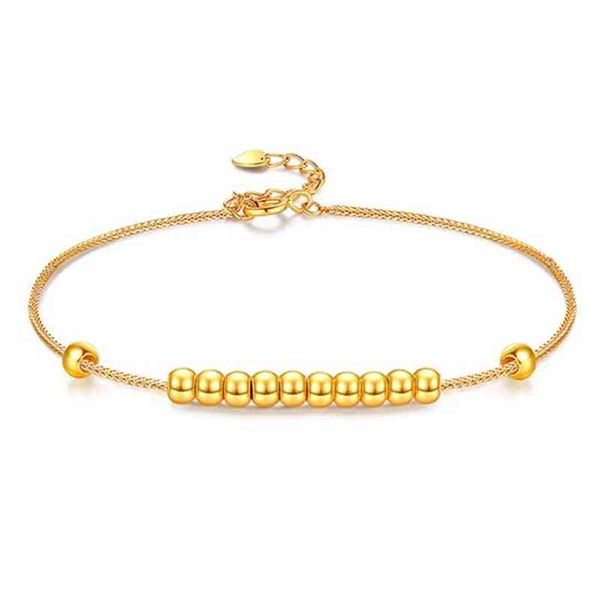 luxury fashion au750 pure 18k gold chain beads bracelet jewelry women ladi female bridal engagement wedding bracelets, Golden;silver
luxury fashion au750 pure 18k gold chain beads bracelet jewelry women ladi female bridal engagement wedding bracelets, Golden;silver
