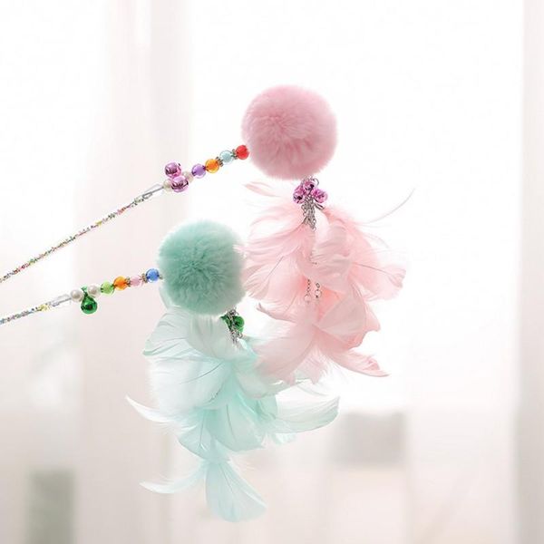 cat toys pet toy teaser exerciser feather pom wand kitten colorful bells playing
cat toys pet toy teaser exerciser feather pom wand kitten colorful bells playing