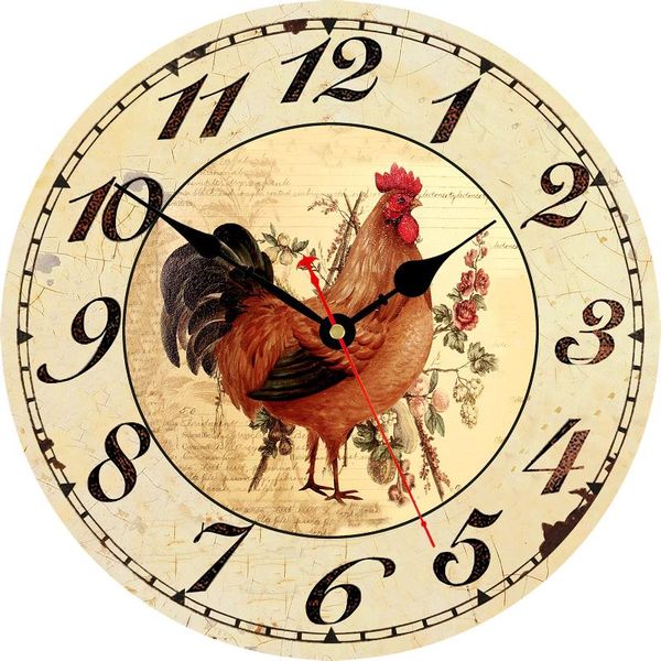wall clocks decorative watches rustic rooster chicken clock silent round decor for farmhouse garden office
wall clocks decorative watches rustic rooster chicken clock silent round decor for farmhouse garden office