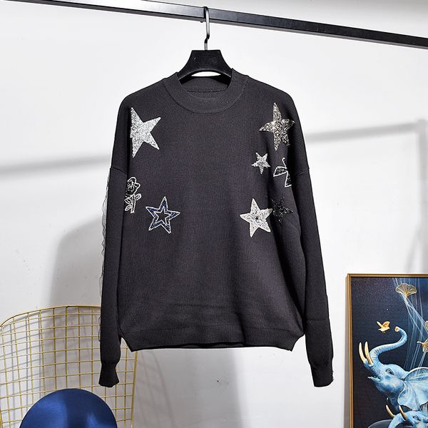 autumn black knitted tracksuit women outfits manual star diamond tassel pullover sweater pants set loose casual knit suit female m12g, Blue
autumn black knitted tracksuit women outfits manual star diamond tassel pullover sweater pants set loose casual knit suit female m12g, Blue