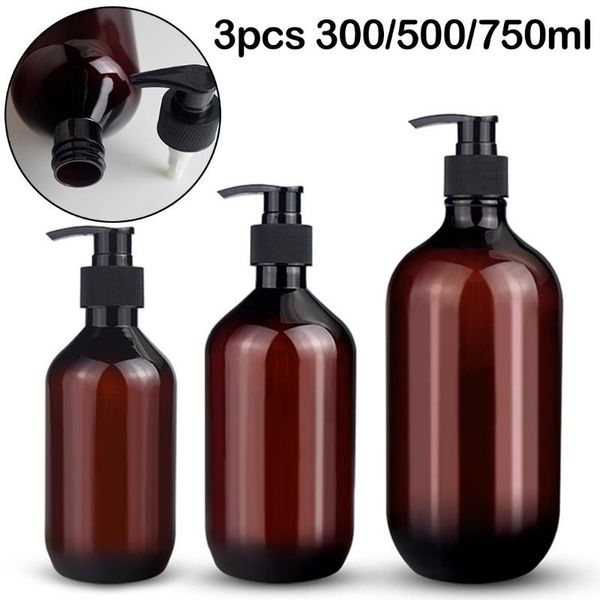 liquid soap dispenser 3pcs 300ml/500ml/750ml shampoo bottle pump empty bathroom storage press sub
liquid soap dispenser 3pcs 300ml/500ml/750ml shampoo bottle pump empty bathroom storage press sub