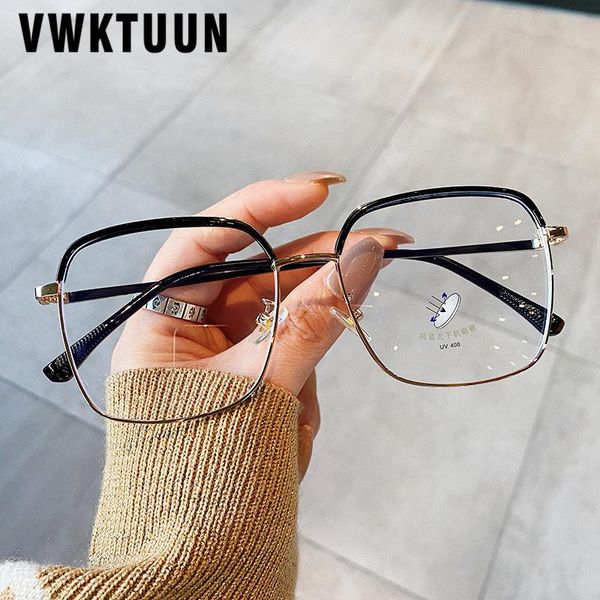 fashion sunglasses frames vwktuun tr90 blue light blocking glasses oversized women men optical frame anti myopia, Black
fashion sunglasses frames vwktuun tr90 blue light blocking glasses oversized women men optical frame anti myopia, Black
