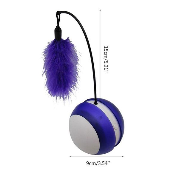 cat toys interactive pet dog led light tumbler toy feather ball kitten training
cat toys interactive pet dog led light tumbler toy feather ball kitten training