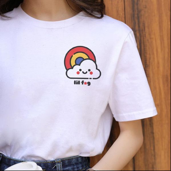 new rainbow harajuku kawaii funny t shirt women ullzang 90s t shirt graphic korean style tshirt fashion tees female, White
new rainbow harajuku kawaii funny t shirt women ullzang 90s t shirt graphic korean style tshirt fashion tees female, White