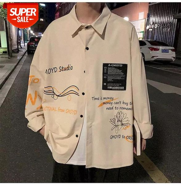 blouse men vintage shirt couple autumn jacket male korean trend harajuku long-sleeved shirt casual japanese trendye handsome #yo32, White;black
blouse men vintage shirt couple autumn jacket male korean trend harajuku long-sleeved shirt casual japanese trendye handsome #yo32, White;black