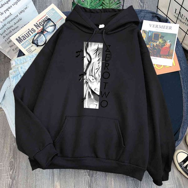 zero two men's hoodie, zero two cartoon printed polar lined sweater, harajuku animated hoodie, street cloth, Black
zero two men's hoodie, zero two cartoon printed polar lined sweater, harajuku animated hoodie, street cloth, Black