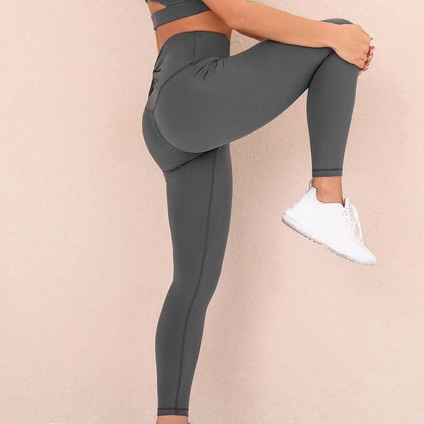 gym clothing 2021 indoor activities women's pure color hip-lifting sports fitness running high-waist elasticity yoga pants, White;black
gym clothing 2021 indoor activities women's pure color hip-lifting sports fitness running high-waist elasticity yoga pants, White;black
