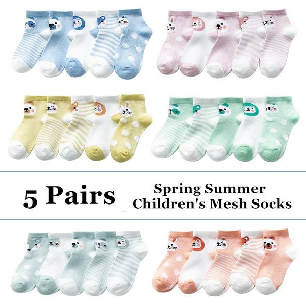 socks 5 pairs/lot 1-12 y children summer thin breathable mesh kids toddler cartoon animals tube student sports, Pink;yellow
socks 5 pairs/lot 1-12 y children summer thin breathable mesh kids toddler cartoon animals tube student sports, Pink;yellow