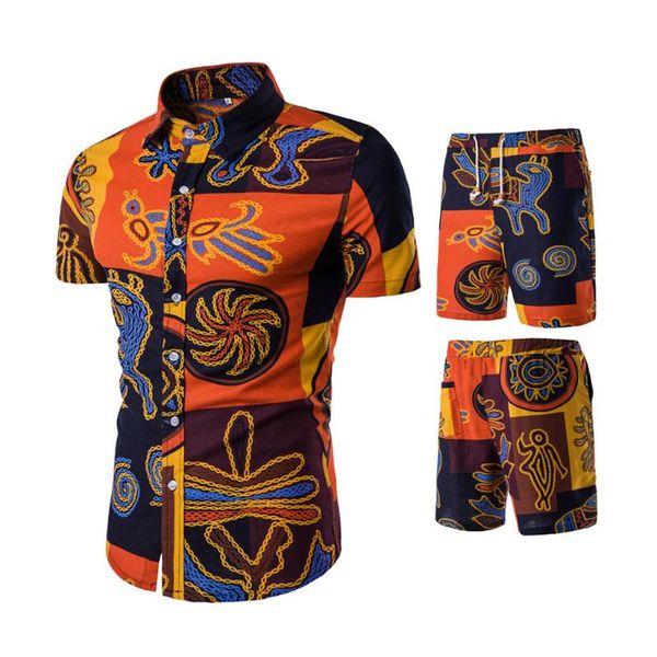 men's tracksuits summer comfortable fashion short sleeve and pants printing suit, Gray
men's tracksuits summer comfortable fashion short sleeve and pants printing suit, Gray