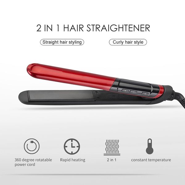 2 in 1 straightening irons fast warm-up thermal performance professional tourmaline ceramic heating plate hair straightene
2 in 1 straightening irons fast warm-up thermal performance professional tourmaline ceramic heating plate hair straightene