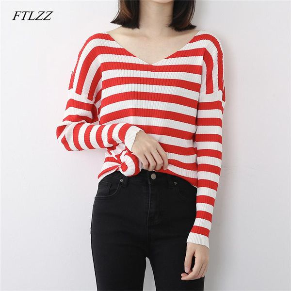 women's sweaters ftlzz women autumn knitting sweater cardigan casual loose v-neck long sleeves stripe knit coat female, White;black
women's sweaters ftlzz women autumn knitting sweater cardigan casual loose v-neck long sleeves stripe knit coat female, White;black