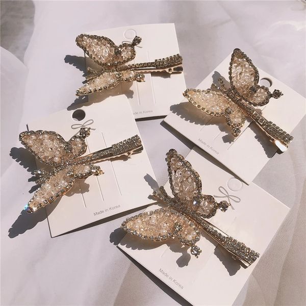 korean exquisite rhinestones imitation pearl butterfly hairpin fashion sweet girl women's duckbill clip hair accessories, Slivery;white
korean exquisite rhinestones imitation pearl butterfly hairpin fashion sweet girl women's duckbill clip hair accessories, Slivery;white