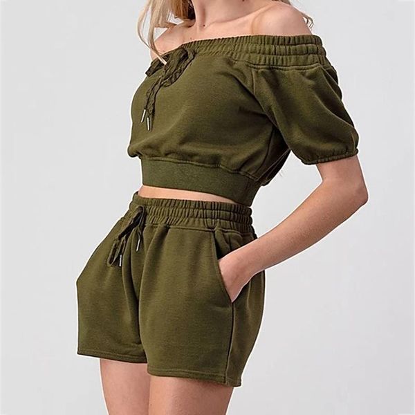 women's tracksuits summer women sets cropped shorts set 2 pieces tracksuit cotton blend t shirts, Gray
women's tracksuits summer women sets cropped shorts set 2 pieces tracksuit cotton blend t shirts, Gray