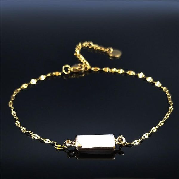 anklets 2021 fashion natural stone stainless steel leg bracelet women white gold color foot accessories joyas a17s04, Red;blue
anklets 2021 fashion natural stone stainless steel leg bracelet women white gold color foot accessories joyas a17s04, Red;blue