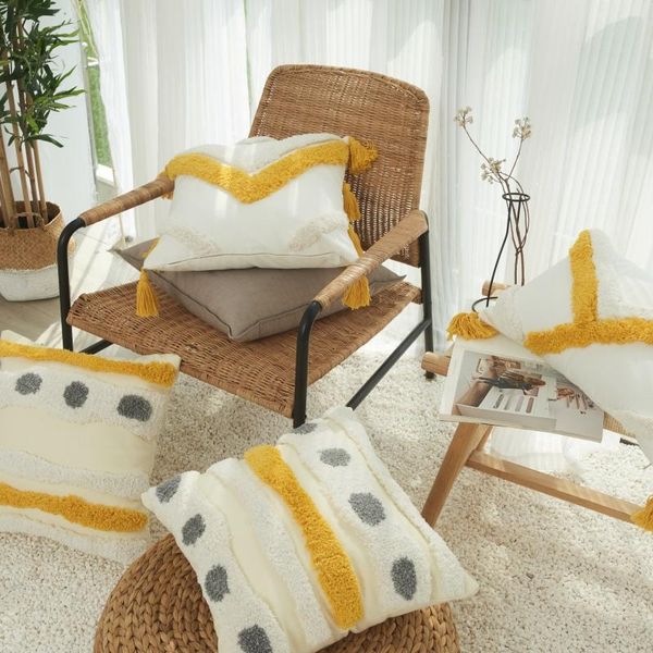 pillow case tufted tassel cushion cover geometric cotton square embroidery 30x50cm decorative pillowcae
pillow case tufted tassel cushion cover geometric cotton square embroidery 30x50cm decorative pillowcae