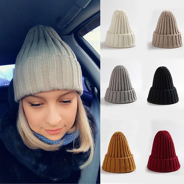 beanie/skull caps women beanie solid color warm autumn winter hat soft knitted hip hop cap female lady outdoor ski skullies beanies, Blue;gray
beanie/skull caps women beanie solid color warm autumn winter hat soft knitted hip hop cap female lady outdoor ski skullies beanies, Blue;gray