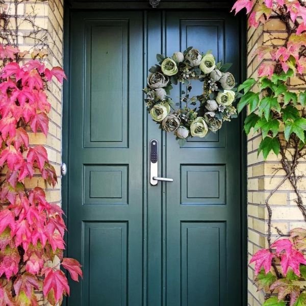 decorative flowers & wreaths 40cm diameter artificial white flower wreath handmade with decor home front green wedding party leaves wall doo
decorative flowers & wreaths 40cm diameter artificial white flower wreath handmade with decor home front green wedding party leaves wall doo