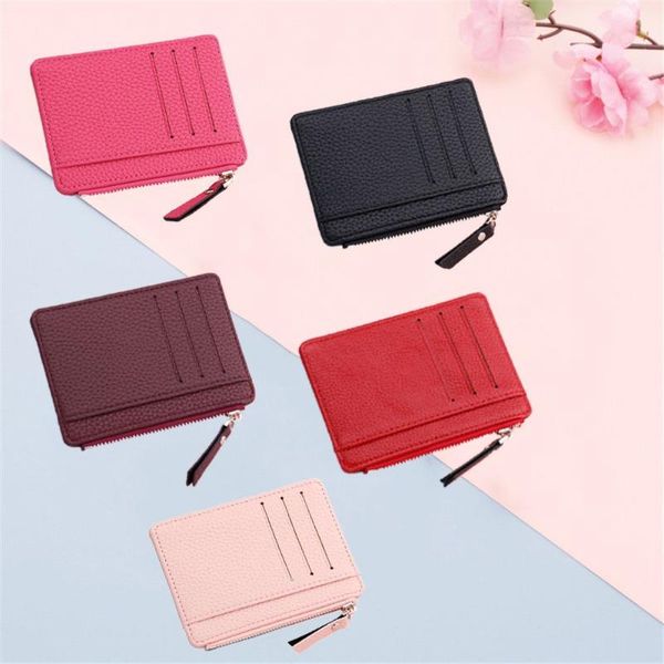 card holders zipper pocket multi-card bit coin bag pu leather wallet purse holder for women, Brown;gray
card holders zipper pocket multi-card bit coin bag pu leather wallet purse holder for women, Brown;gray