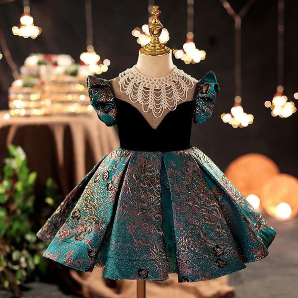 girl's dresses children's wear european american court vintage party pageant formal gown princess infant girls dress for costume, Red;yellow
girl's dresses children's wear european american court vintage party pageant formal gown princess infant girls dress for costume, Red;yellow