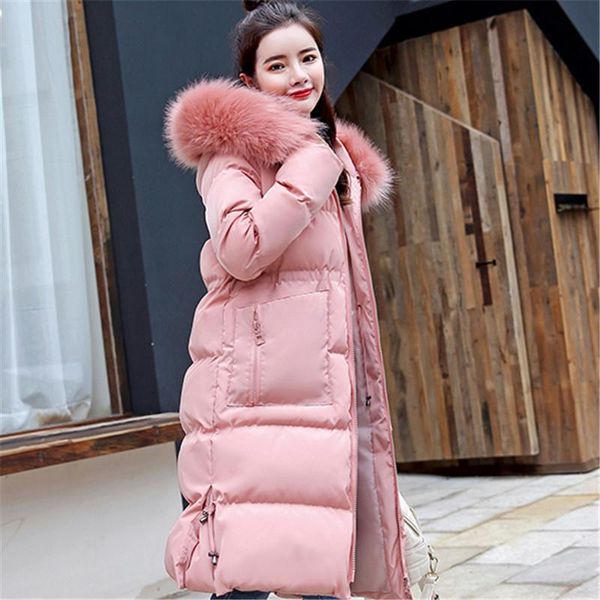 women's down & parkas winter women cotton jacket 2021 medium long thickening female outerwear slim hooded fur collar warm ladies cw240, Black
women's down & parkas winter women cotton jacket 2021 medium long thickening female outerwear slim hooded fur collar warm ladies cw240, Black