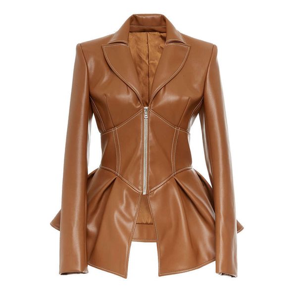 2021long sleeve pu jacket motorwear leather coat women's wear in autumn and winter 2020, Black
2021long sleeve pu jacket motorwear leather coat women's wear in autumn and winter 2020, Black