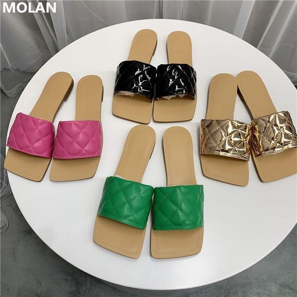 slippers molan brand designer 2021 fashion size 35-40 square toe gingham leather flat socofy loafers mules flip flops beach, Black
slippers molan brand designer 2021 fashion size 35-40 square toe gingham leather flat socofy loafers mules flip flops beach, Black