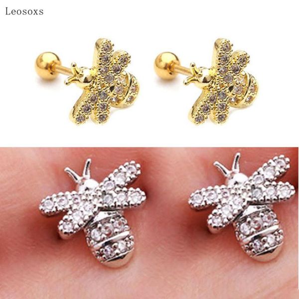 stud leosoxs 2pcs style mini cute bee thin rod ear bone piercing jewelry, Golden;silver
stud leosoxs 2pcs style mini cute bee thin rod ear bone piercing jewelry, Golden;silver