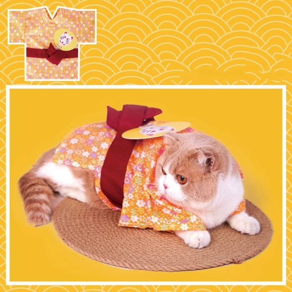 cat costumes japanese style kimono clothes cute summer floral puppy clothing for festival party pet outfit
cat costumes japanese style kimono clothes cute summer floral puppy clothing for festival party pet outfit