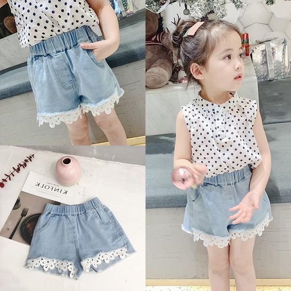 shorts summer children's clothing toddler girls clothes lace mustache jeans fashion all-match, Black
shorts summer children's clothing toddler girls clothes lace mustache jeans fashion all-match, Black