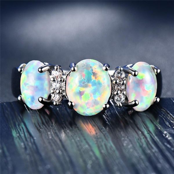 wedding rings simple fashion white fire opal ring rainbow oval stone engagement classic silver color for women boho jewelry, Slivery;golden
wedding rings simple fashion white fire opal ring rainbow oval stone engagement classic silver color for women boho jewelry, Slivery;golden