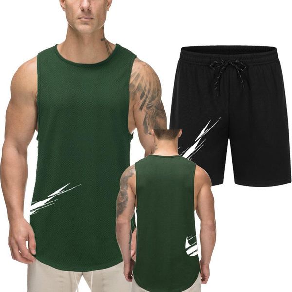 men's tracksuits 2021 t-shirt + sports shorts set summer breathable casual running fashion harajuku printed male sport suit, Gray
men's tracksuits 2021 t-shirt + sports shorts set summer breathable casual running fashion harajuku printed male sport suit, Gray