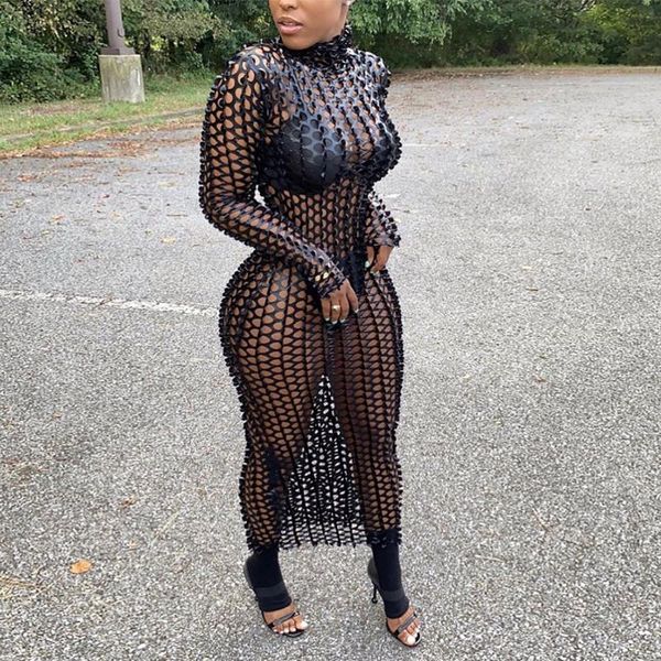 women pu leather bandage bodycon midi dress pencil party dresses vestidos see through club dress, Black;gray
women pu leather bandage bodycon midi dress pencil party dresses vestidos see through club dress, Black;gray