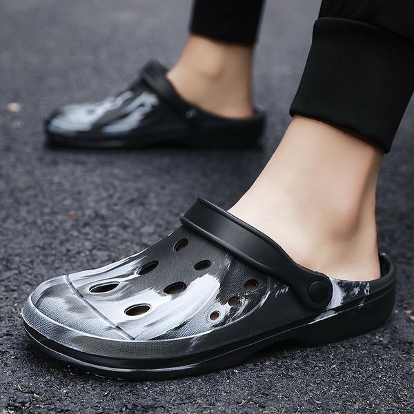 2020 new cross-border 2021 summer mens sandals new korean style trendy couple hole shoes outdoor pump beach shoes men, Black
2020 new cross-border 2021 summer mens sandals new korean style trendy couple hole shoes outdoor pump beach shoes men, Black