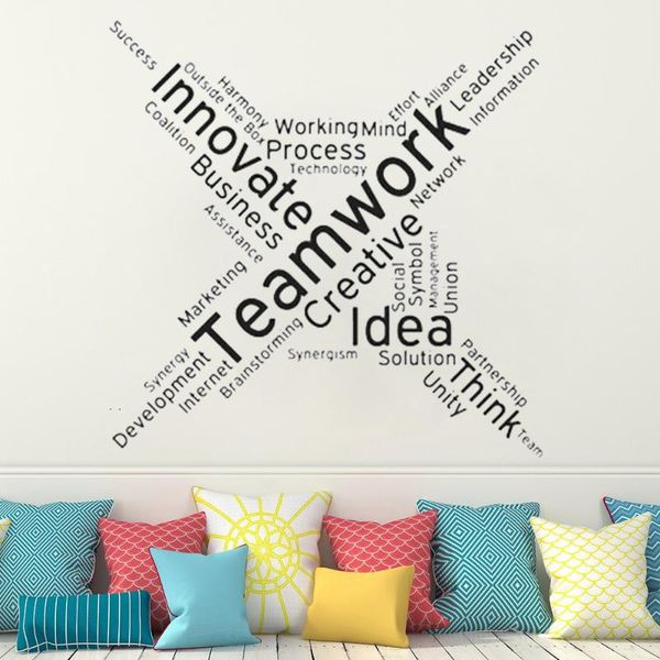 wall stickers creative teamwork quote decals for office room idea decor lettering mural team inspirational poster dw21032
wall stickers creative teamwork quote decals for office room idea decor lettering mural team inspirational poster dw21032