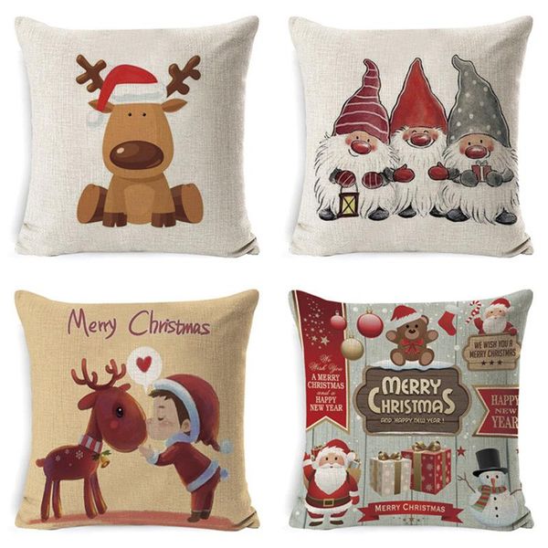 cushion/decorative pillow christmas cartoon elk red plaid linen cushion covers decorations for sofa home decor throw case cover
cushion/decorative pillow christmas cartoon elk red plaid linen cushion covers decorations for sofa home decor throw case cover