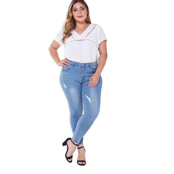 women's pants & capris european plue size hight waisted denim jeans stretch slim skinny length hole fashion woman, Black;white
women's pants & capris european plue size hight waisted denim jeans stretch slim skinny length hole fashion woman, Black;white