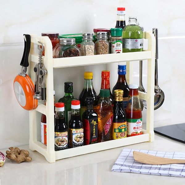 hooks & rails upgraded version of the kitchen multifunctional shelf, storage organizing plastic rack
hooks & rails upgraded version of the kitchen multifunctional shelf, storage organizing plastic rack
