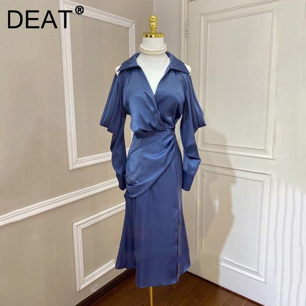 casual dresses deat women shirt dress strapless split lapel criss cross long sleeve slim waist vintage style 2021 autumn fashion 15jk500, Black;gray
casual dresses deat women shirt dress strapless split lapel criss cross long sleeve slim waist vintage style 2021 autumn fashion 15jk500, Black;gray