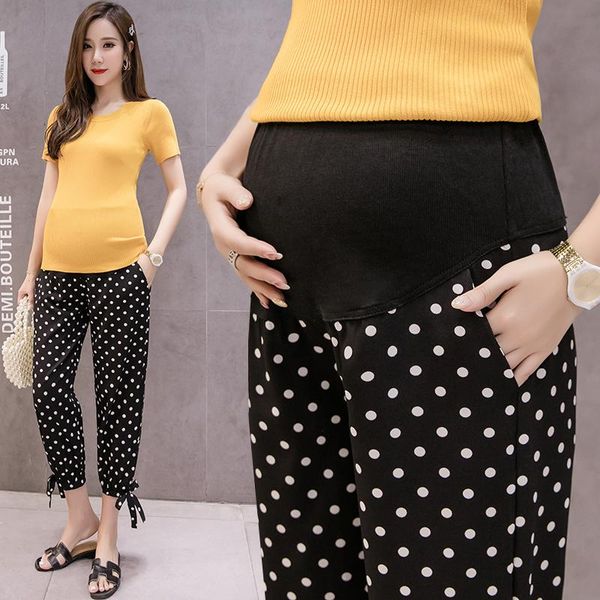 maternity bottoms spring summer pants casual dots printed pregnant women clothes pregnancy harem trousers fashion street clothing, White
maternity bottoms spring summer pants casual dots printed pregnant women clothes pregnancy harem trousers fashion street clothing, White