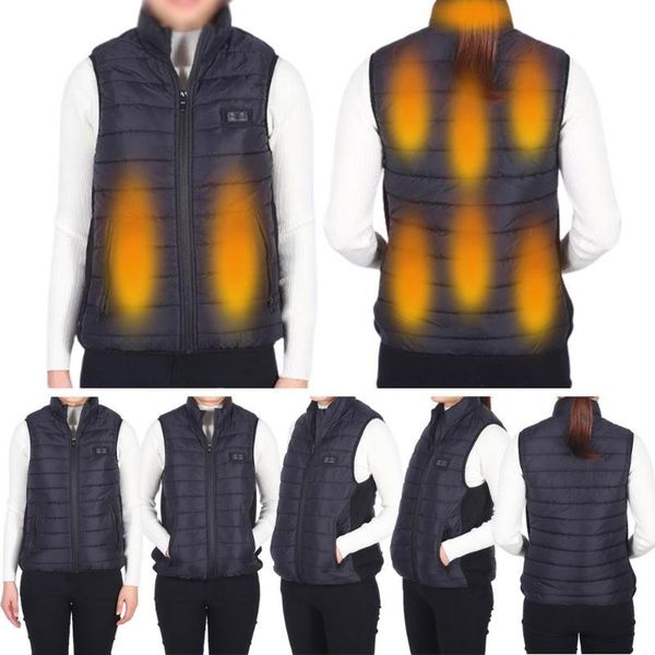 men's vests the 9-zone dual-control men women heated vest usb charging jacket clothing can be used for washing winter, Black;white
men's vests the 9-zone dual-control men women heated vest usb charging jacket clothing can be used for washing winter, Black;white