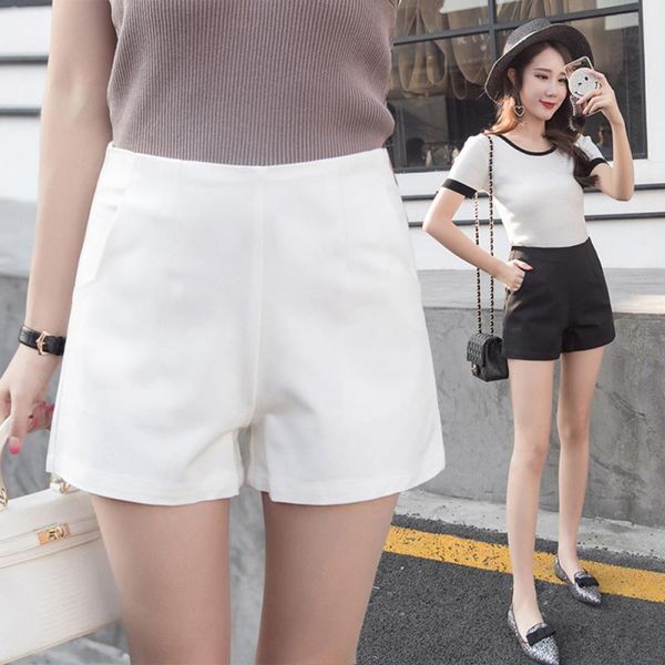 women's shorts summer korean wide-leg version of high-waist a-line outer wear loose and thin pants suit casual, White;black
women's shorts summer korean wide-leg version of high-waist a-line outer wear loose and thin pants suit casual, White;black