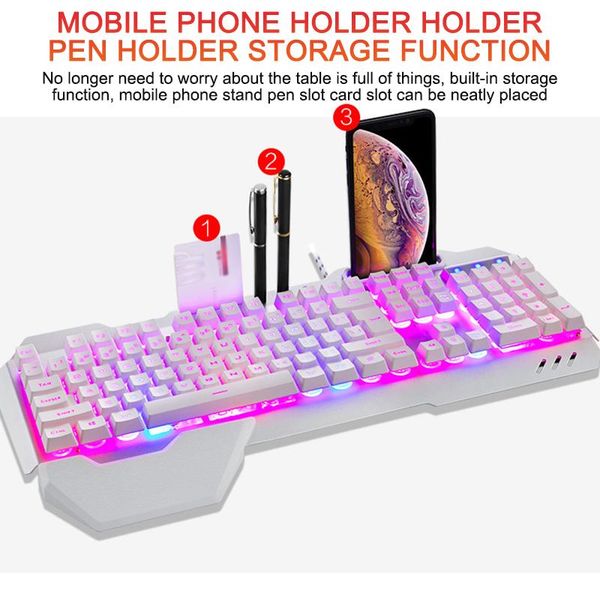 2021 wired gaming keyboard 16-color rgb led backlight waterproof keyboard magnetic adsorption hand rest tablet desktop
2021 wired gaming keyboard 16-color rgb led backlight waterproof keyboard magnetic adsorption hand rest tablet desktop