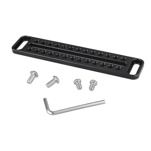 camera long cheese plate 1/4 inch-20 mounting platform for dslr camera cage kit diy configuration (universal use)
camera long cheese plate 1/4 inch-20 mounting platform for dslr camera cage kit diy configuration (universal use)