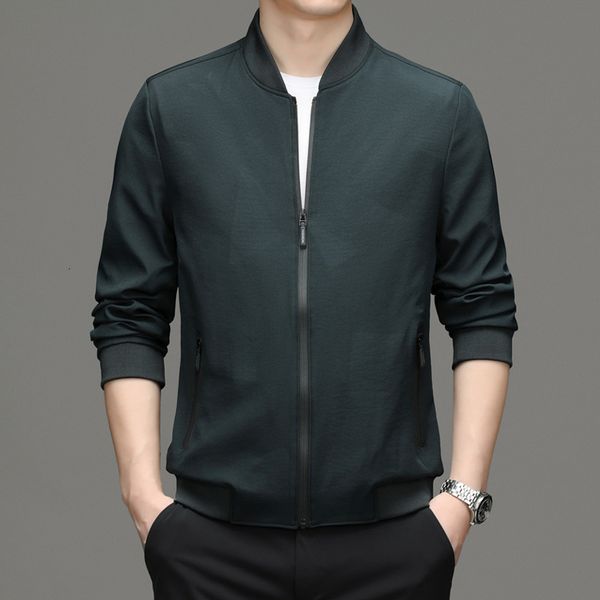 spring autumn thin st collar leisure sports loose middle-aged and young men's et, Black;brown
spring autumn thin st collar leisure sports loose middle-aged and young men's et, Black;brown